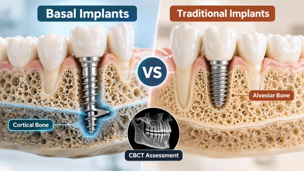 Basal Implants vs Traditional Implants